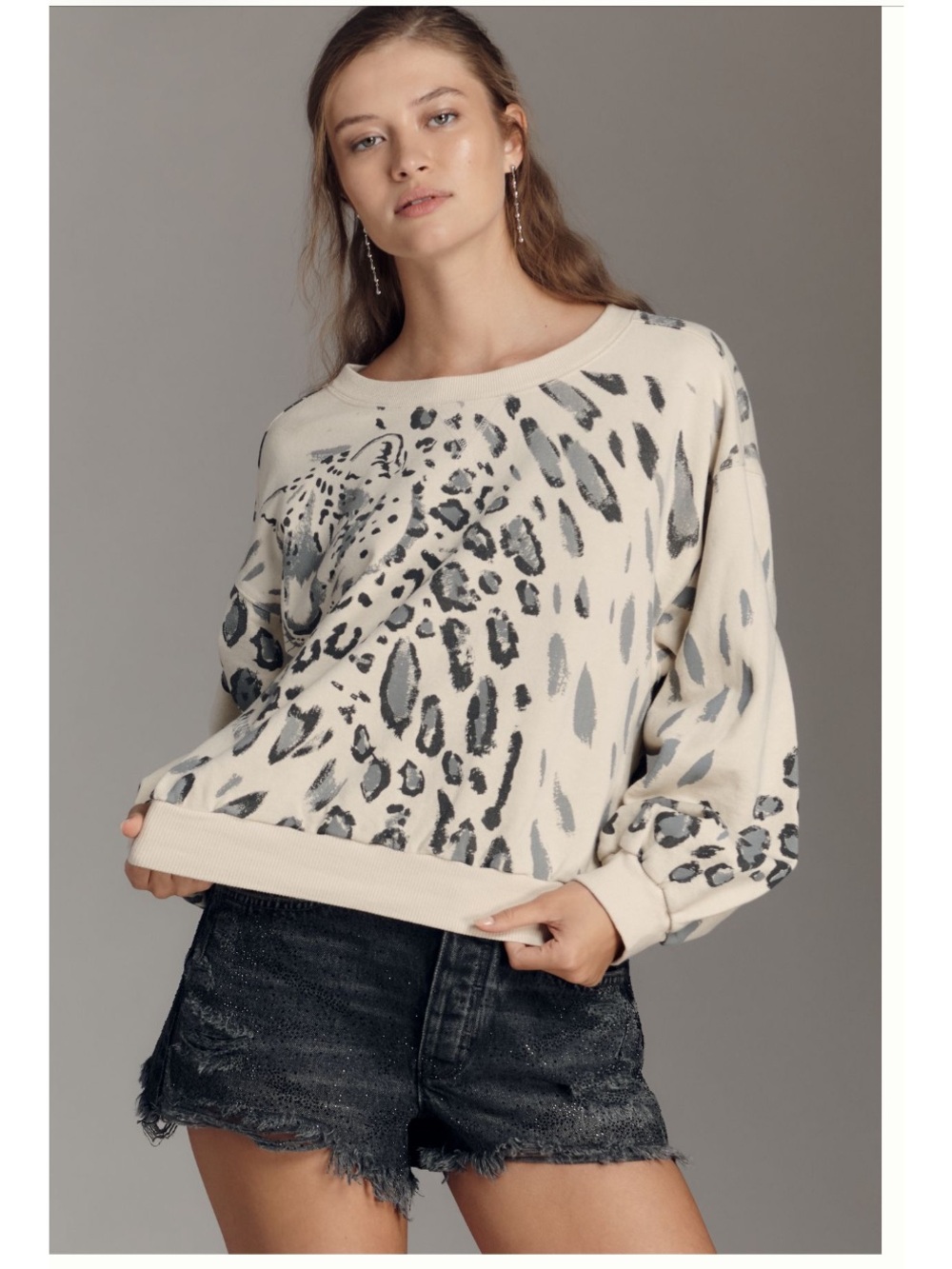 The Niki Bubble Sweatshirt by Pilcro